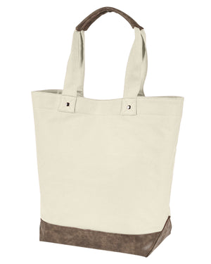 AP1921-Authentic Pigment Canvas Resort Tote