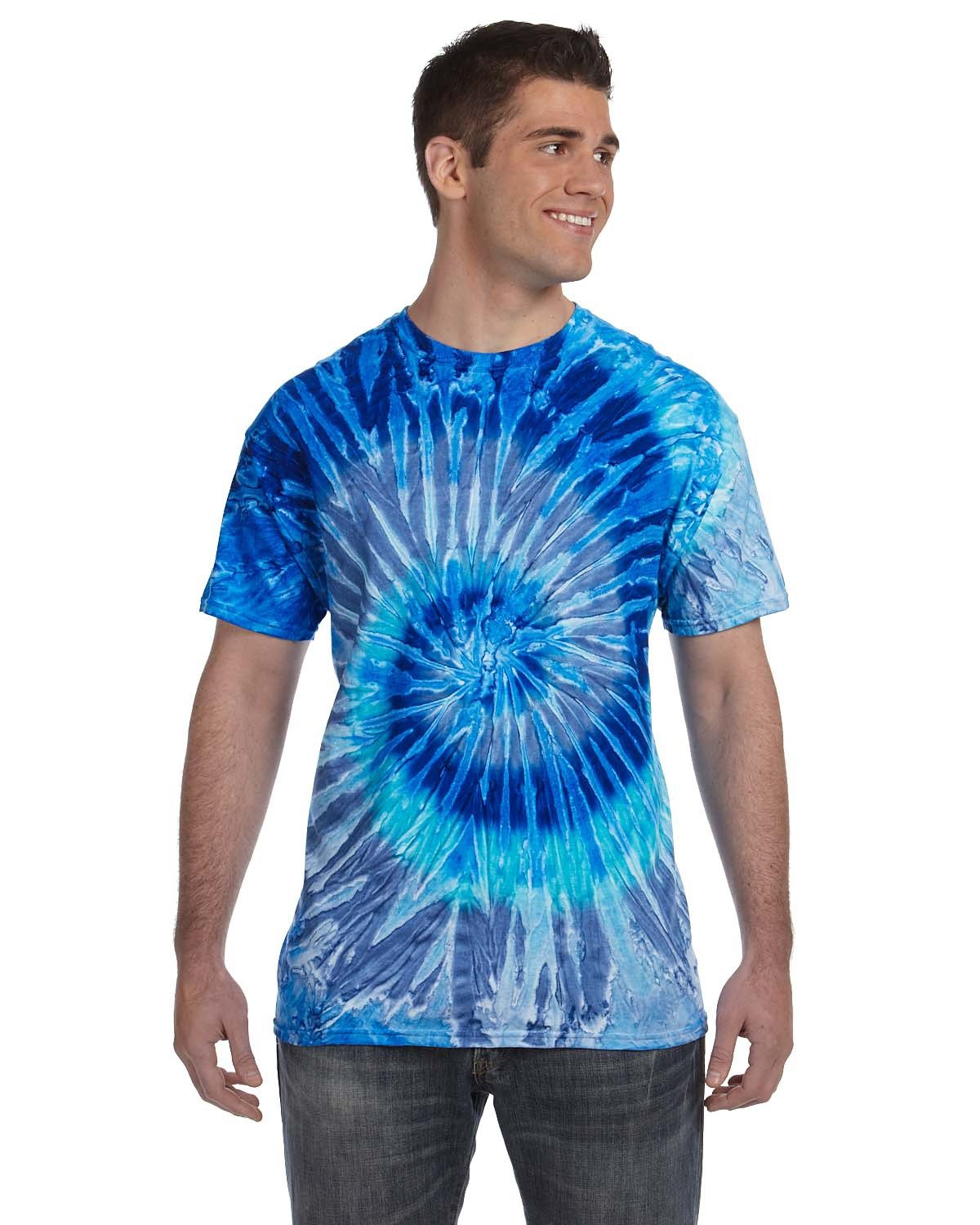 CD100-Tie-Dye Adult 100% Cotton T-Shirt