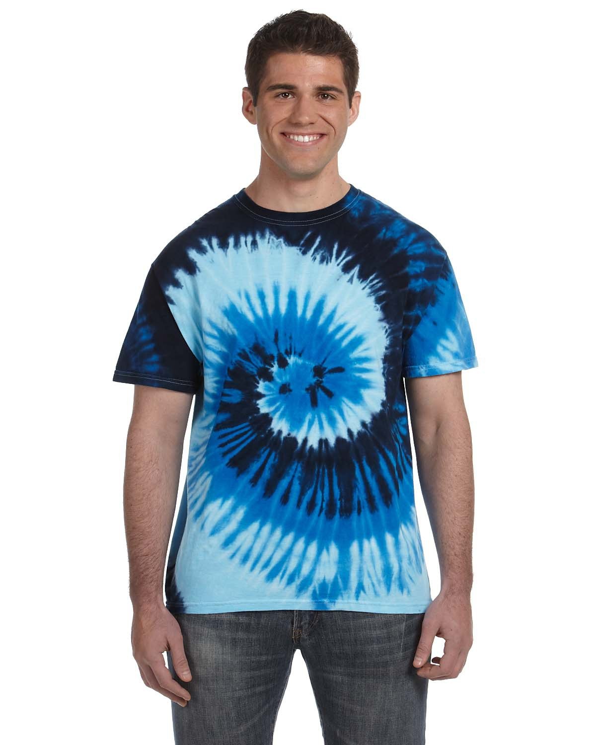 CD100-Tie-Dye Adult 100% Cotton T-Shirt